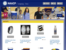 Tablet Screenshot of naacpcompanystore.org